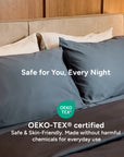 Extra-long staple cotton fitted bedsheet set