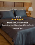 Extra-long staple cotton fitted bedsheet set