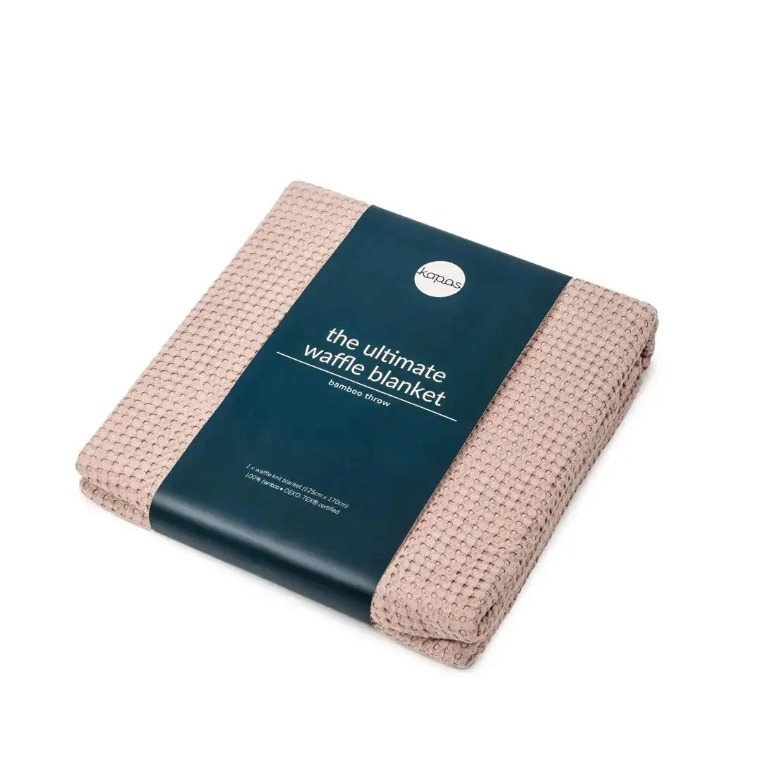 100% Bamboo waffle blanket Bamboo waffle blanket- Kapas Living Singapore