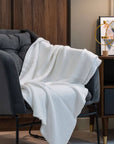 100% Bamboo waffle blanket Bamboo waffle blanket- Kapas Living Singapore