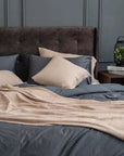 100% Bamboo waffle pillowcase (x2) Bamboo waffle pillowcase- Kapas Living Singapore