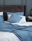 100% Bamboo waffle pillowcase (x2) Bamboo waffle pillowcase- Kapas Living Singapore