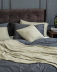 100% Bamboo waffle pillowcase (x2) Bamboo waffle pillowcase- Kapas Living Singapore