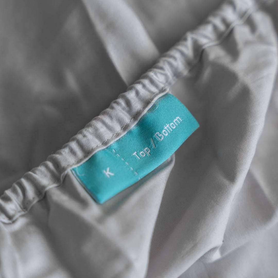 Fitted bedsheet set, Extra-long staple cotton - Kapas Living Singapore