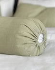 100% French flax linen bolstercase Linen bolstercase- Kapas Living Singapore