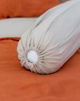 100% French flax linen bolstercase Linen bolstercase- Kapas Living Singapore