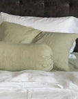 100% French flax linen bolstercase Linen bolstercase- Kapas Living Singapore