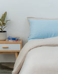 100% French flax linen duvet cover Linen duvet cover- Kapas Living Singapore