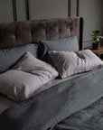 100% French flax linen duvet cover set Linen duvet cover set- Kapas Living Singapore