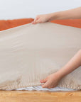100% French flax linen duvet cover set Linen duvet cover set- Kapas Living Singapore