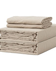 100% French flax linen duvet cover set Linen duvet cover set- Kapas Living Singapore