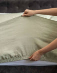 100% French flax linen duvet cover set Linen duvet cover set- Kapas Living Singapore