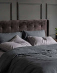 100% French flax linen duvet cover set Linen duvet cover set- Kapas Living Singapore