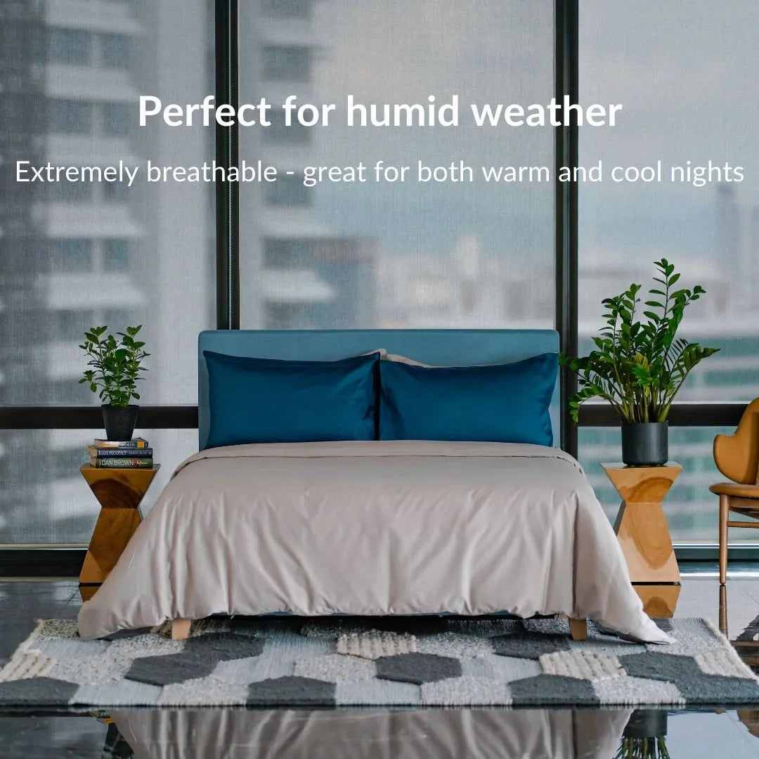 Extra-long staple cotton duvet cover Cotton duvet cover- Kapas Living Singapore