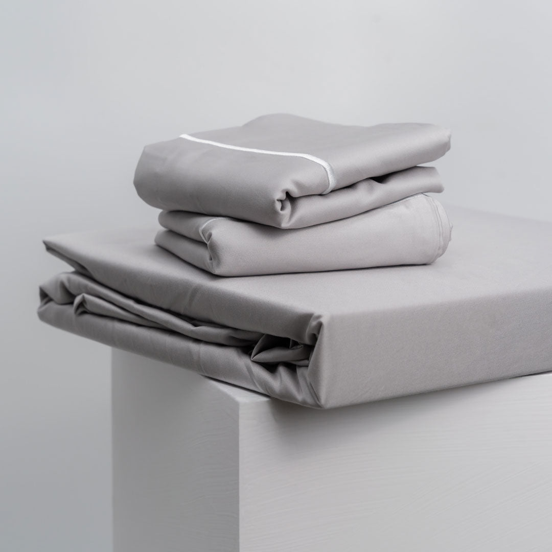 Fitted bedsheet set, Extra-long staple cotton - Kapas Living Singapore