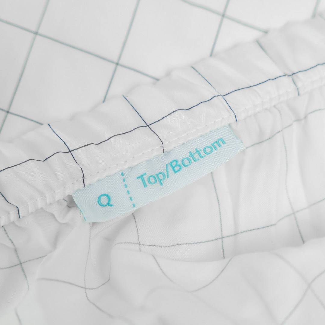 Fitted bedsheet set, Extra-long staple cotton - Kapas Living Singapore