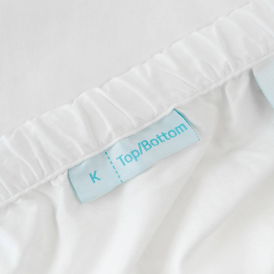 Fitted bedsheet set, Extra-long staple cotton - Kapas Living Singapore