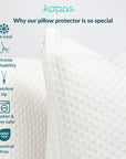 CloudBamboo® pillow protectors (2 pieces) Pillow protectors- Kapas Living Singapore