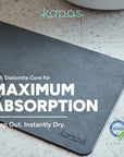 Kapas Stone Diatomite Bath Mat