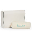 Kapas Aura memory foam pillow contour shape