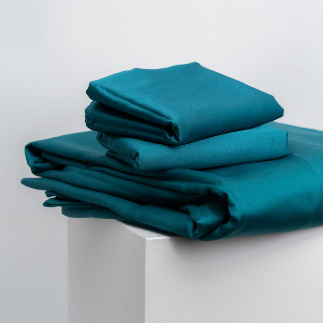 Fitted bedsheet set, Extra-long staple cotton - Kapas Living Singapore