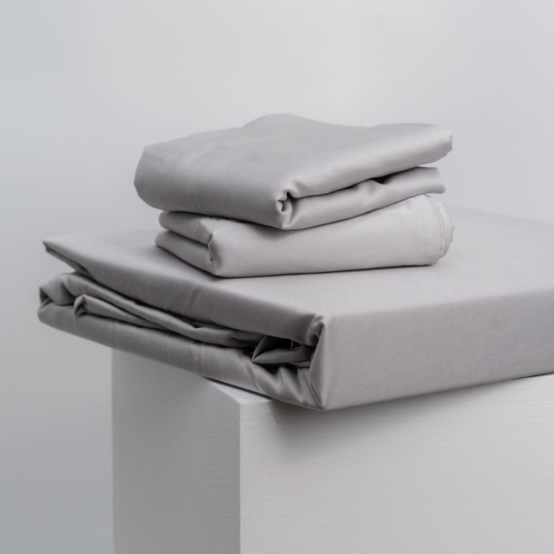 Fitted bedsheet set, Extra-long staple cotton - Kapas Living Singapore