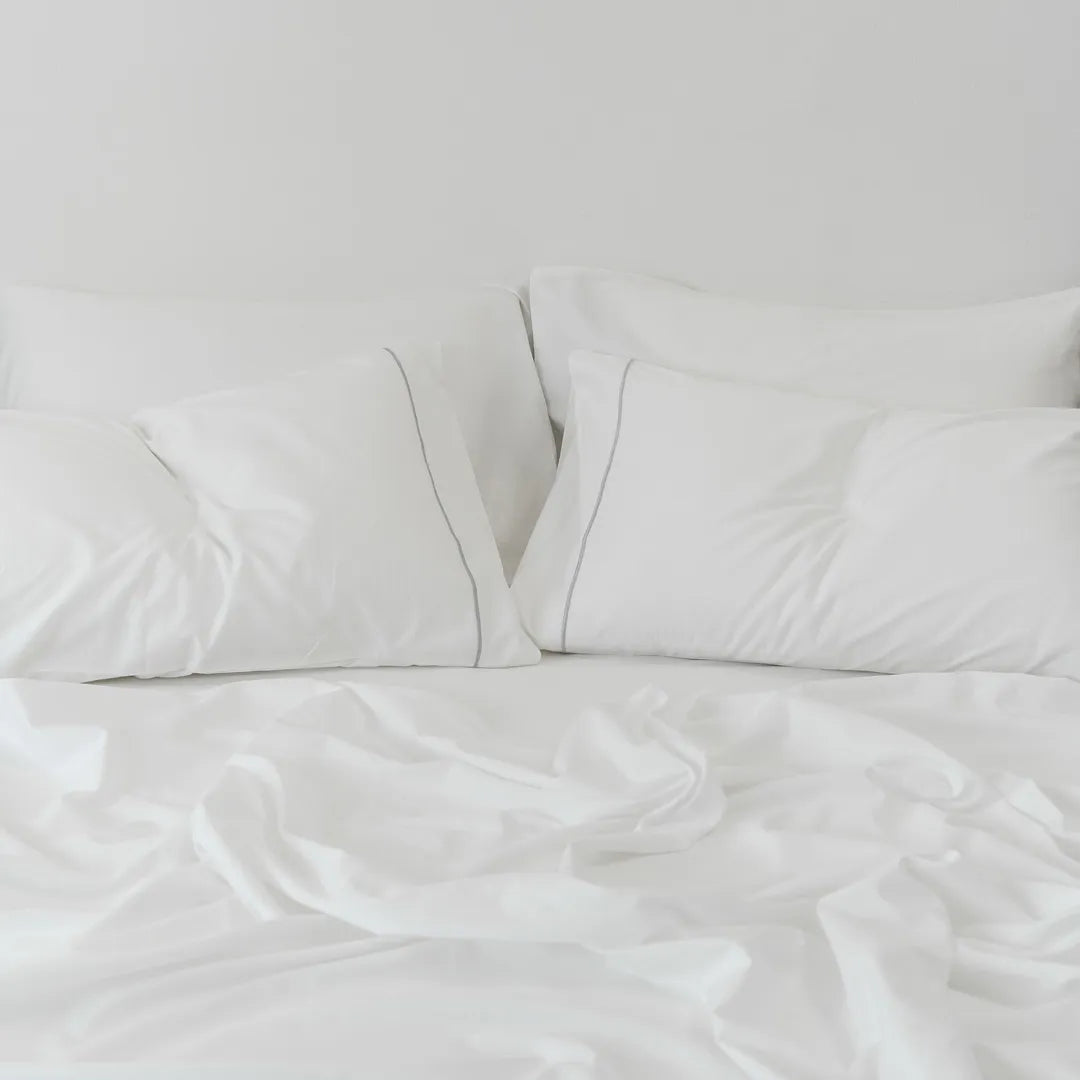 Fitted bedsheet set, Extra-long staple cotton - Kapas Living Singapore