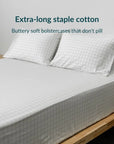 Fitted bedsheet set, Extra-long staple cotton - Kapas Living Singapore