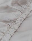 TENCEL™ fitted bedsheet set with pillowcases Oyster