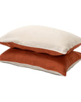100% French flax linen pillowcase (x2)
