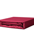 Extra-long staple cotton flat sheet- Maroon