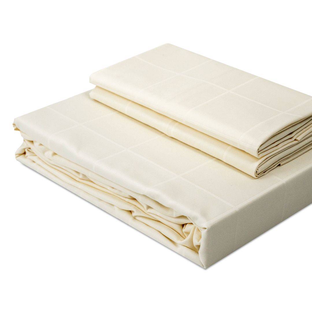 Fitted bedsheet set, Extra-long staple cotton - Kapas Living Singapore