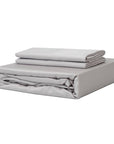 TENCEL™ fitted bedsheet set with pillowcases Oyster