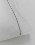 Extra-long staple cotton fitted bedsheet set snow white embroidery