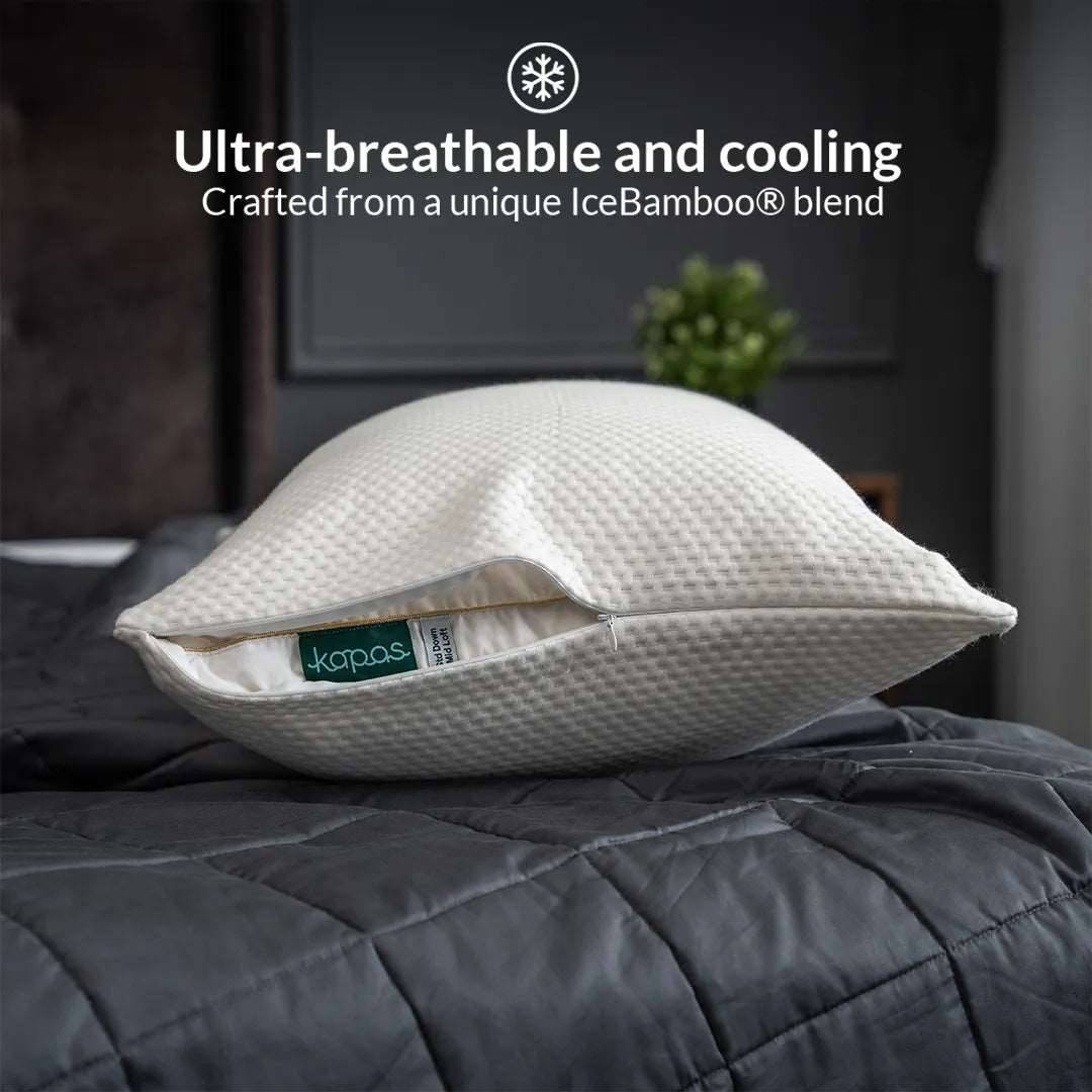 CloudBamboo® pillow protectors (2 pieces) Pillow protectors- Kapas Living Singapore