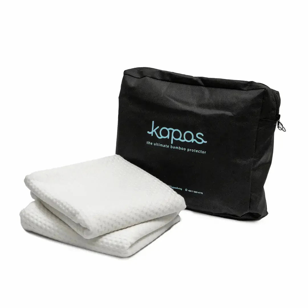 CloudBamboo® pillow protectors (2 pieces) Pillow protectors- Kapas Living Singapore