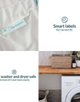 CloudTENCEL waterproof mattress protector Tencel waterproof mattress protector- Kapas Living Singapore