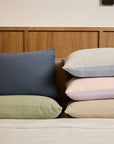 Cooling Pillowcase (x2) - Instant Cool-to-Touch & Stretchable