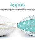 Down feather pillow Down feather pillow- Kapas Living Singapore
