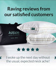 Down feather pillow Down feather pillow- Kapas Living Singapore