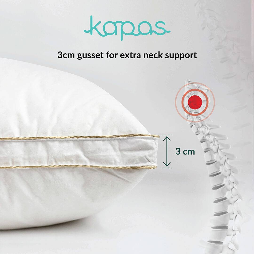 Down feather pillow Down feather pillow- Kapas Living Singapore
