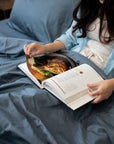 Extra-long staple cotton fitted bedsheet set