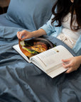 Extra-long staple cotton duvet cover set