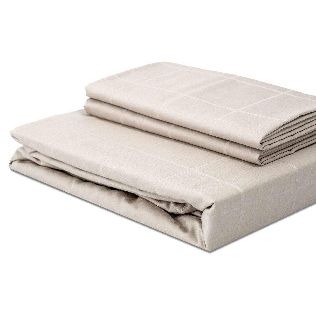 Fitted bedsheet set, Extra-long staple cotton - Kapas Living Singapore