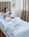 Fitted bedsheet set, Extra-long staple cotton - Kapas Living Singapore