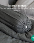 100% French flax linen bolstercase Linen bolstercase- Kapas Living Singapore