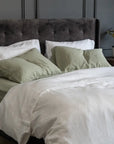 100% French flax linen duvet cover set Linen duvet cover set- Kapas Living Singapore