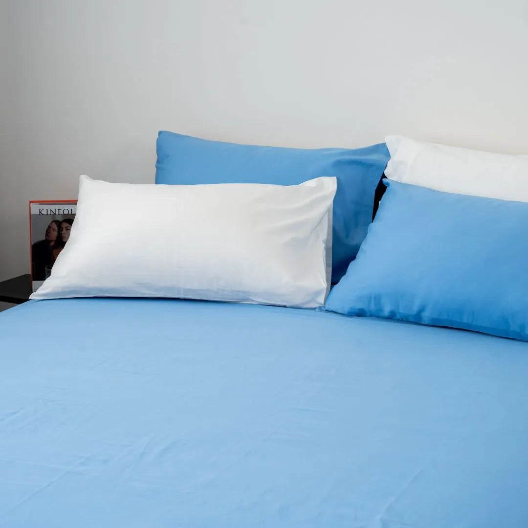 Fitted bedsheet set, Extra-long staple cotton - Kapas Living Singapore