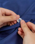 TENCEL™ duvet cover set- Cerulean blue