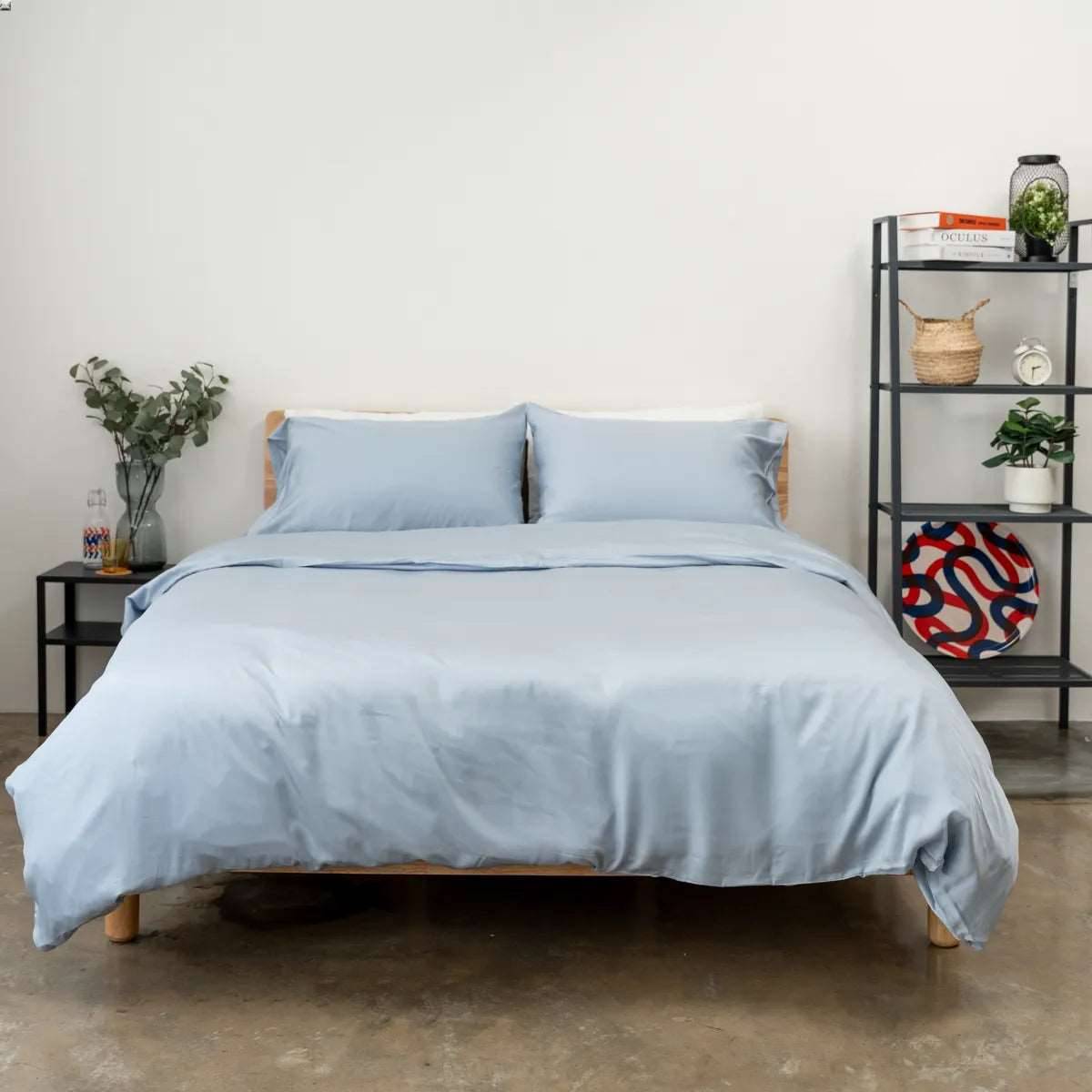 TENCEL™ duvet cover french blue